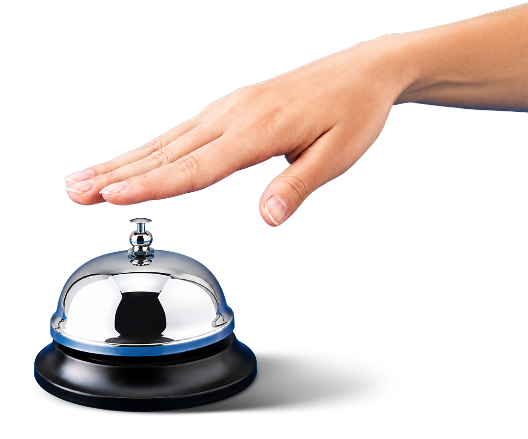 Hotel reception bell